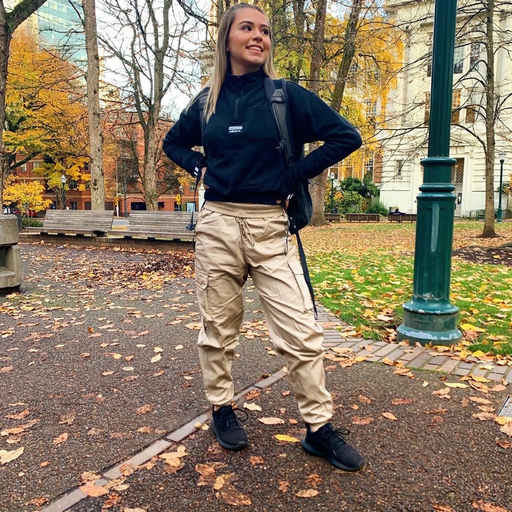 Adidas cropped sweatshirt